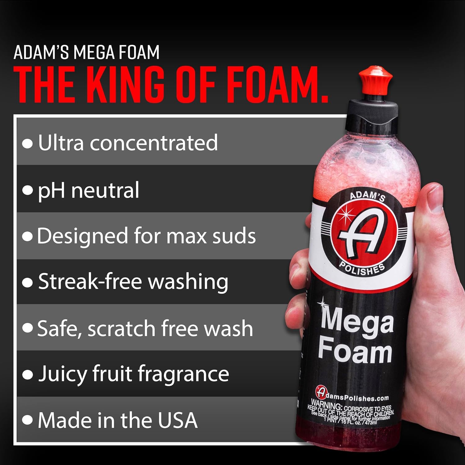 Adam's Mega Foam 